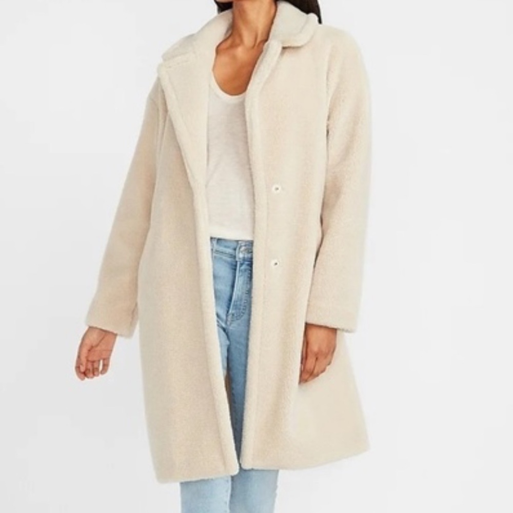 Express teddy coat